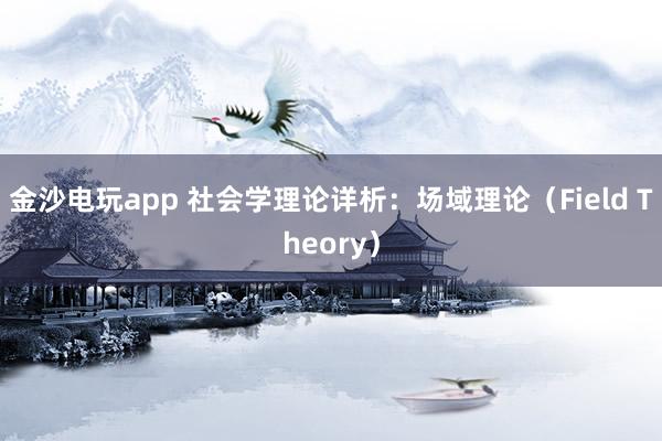 金沙電玩app 社會學(xué)理論詳析:場域理論(Field Theory)