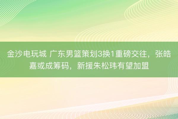 金沙電玩城 廣東男籃策劃3換1重磅交往，張皓嘉或成籌碼，新援朱松瑋有望加盟